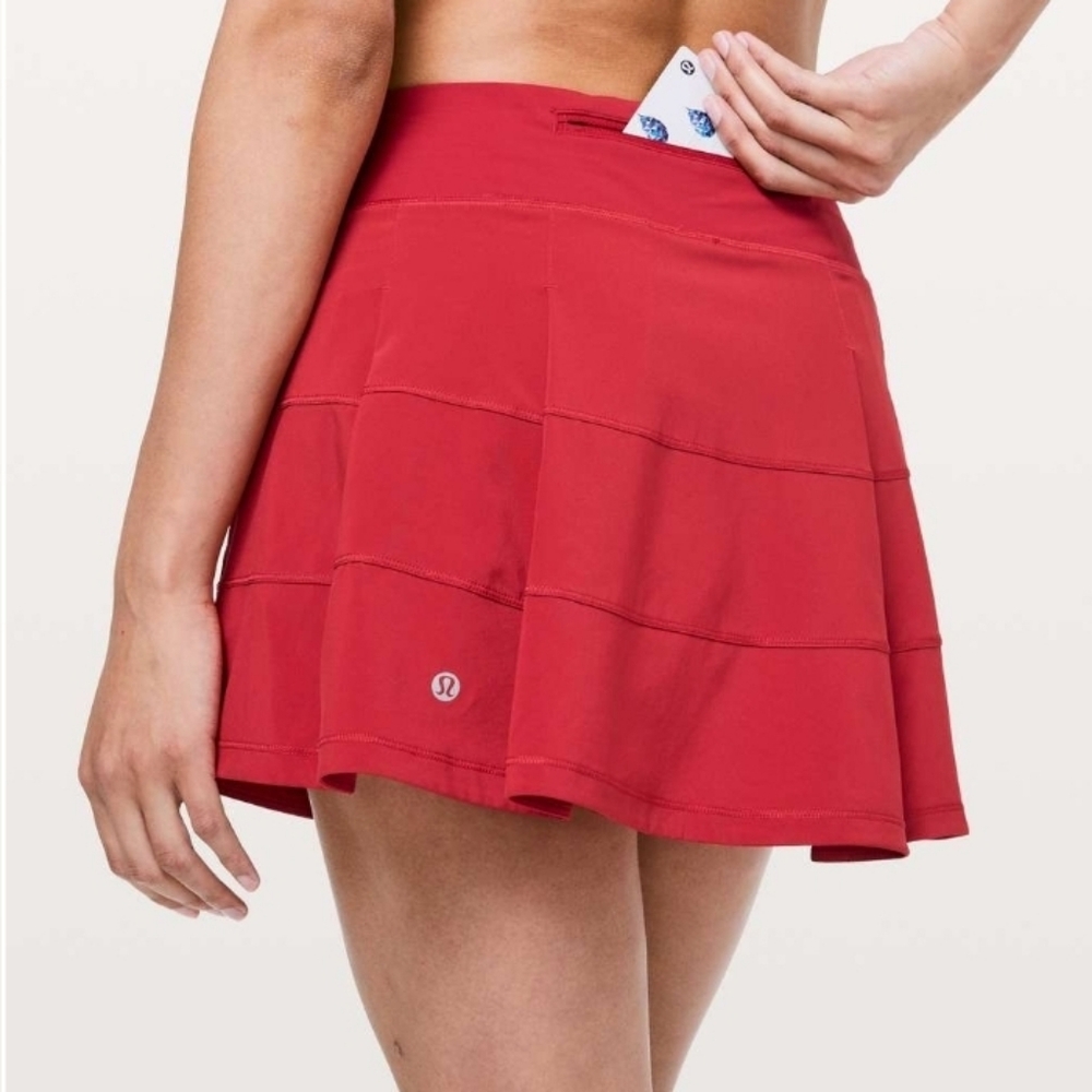 lululemon athletica Red Athletic Skirt